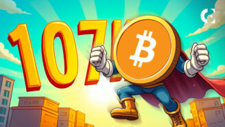 Bitcoin (BTC) price chart breaking $107,000 with altcoin market cap (TOTAL2) chart showing bullish signals for altcoin season.