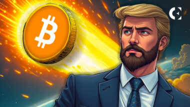Eric Trump speaking at Bitcoin2025 conference about massive global Bitcoin (BTC) adoption by institutions, governments, impacting price & scarcity.