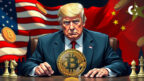 Trump says crypto helps keep it away from China, defends stance on TRUMP meme token