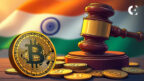 India Supreme Court building with cryptocurrency symbols, representing hearing on India crypto regulation and Shailesh Bhatt case.