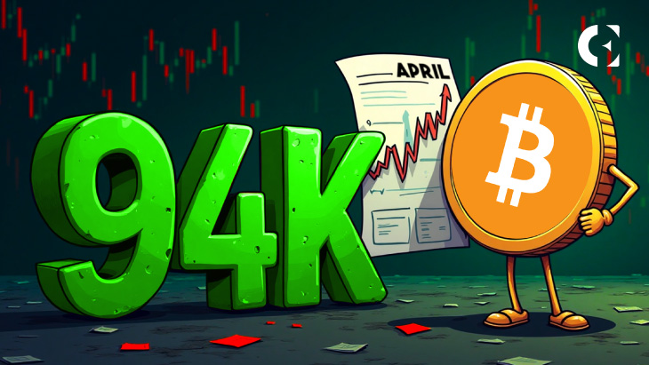 PlanB Was Right: Bitcoin Closes April at $94,181 in S2F Bounce