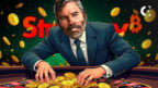 Michael Saylor of Strategy hinting at new Bitcoin buys via an 'orange dot' social media post screenshot analysis graphic.