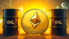 A graphic showing the Ethereum logo on oil barrels, illustrating the thesis that ETH could become a geopolitical reserve asset.