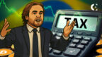 A news report on Brazil's new, contradictory crypto policies, including a new flat tax and a proposal for a national Bitcoin reserve.