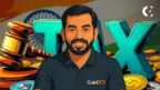 India's crypto strategy shift illustrated by the Indian flag with the Bitcoin and CoinDCX logos, representing new political interest.