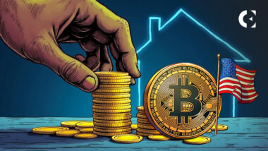 FHFA directive for crypto in mortgages showing a house icon with Bitcoin and Ethereum logos, representing the policy shift.
