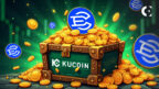 KuCoin and CESS Network logos on a split background, representing the new listing of the AI and Web3 data storage protocol