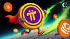 PI/USDT pair showing a potential breakout from a descending triangle pattern ahead of Pi2Day.