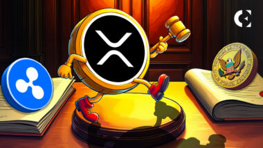 A news report on the price of XRP rallying due to growing optimism over a potential settlement in its lawsuit with the SEC.