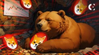 The Shiba Inu (SHIB) price chart shows a break below a key support level, signaling a potential further decline.