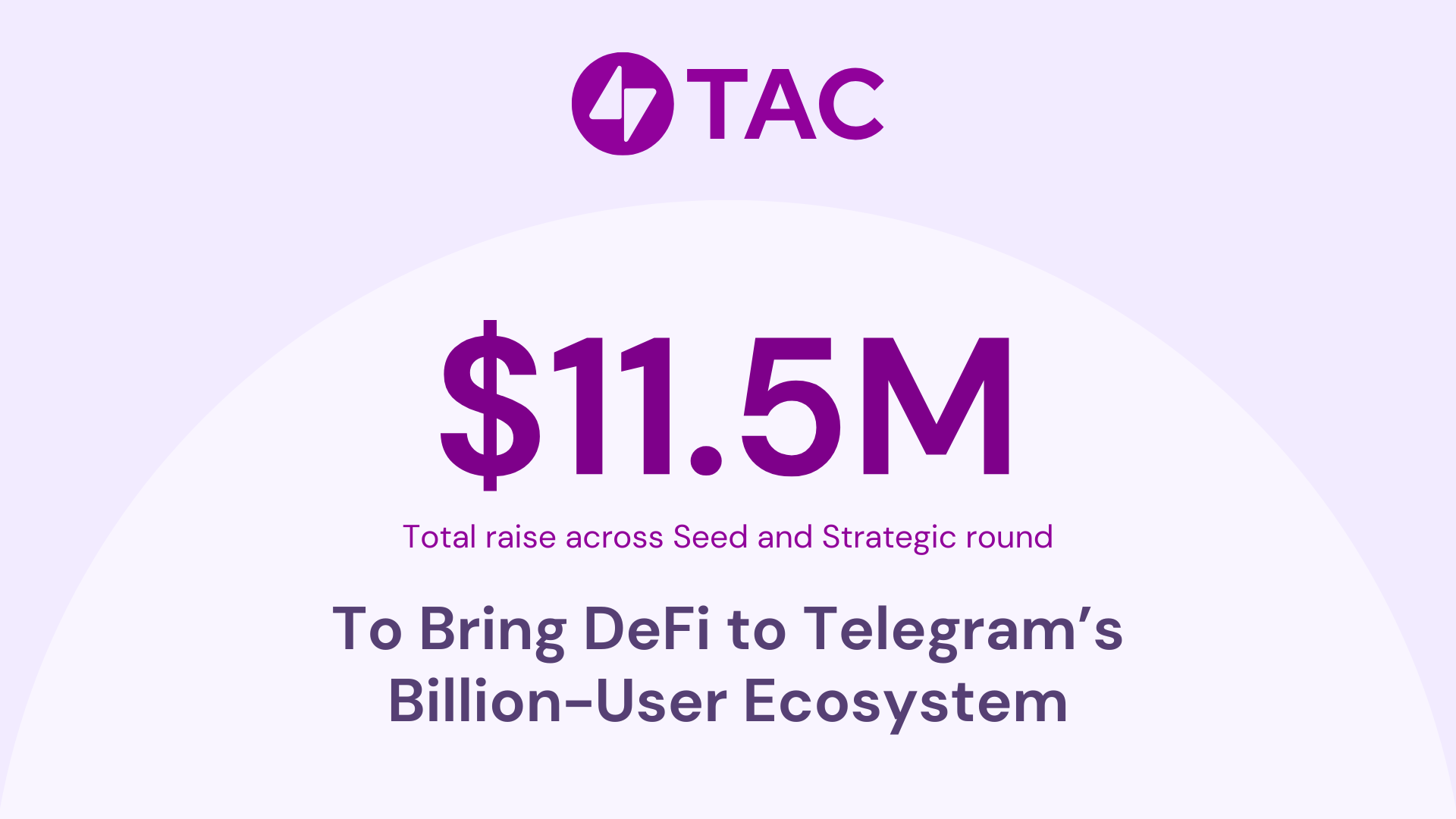 TAC Raises $11.5M to Bring DeFi to Telegram’s Billion-User Ecosystem