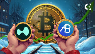 A Santiment chart of top performing altcoins shows Newton (NEW) with a 114% gain and SPX6900 (SPX) with a 98% gain.