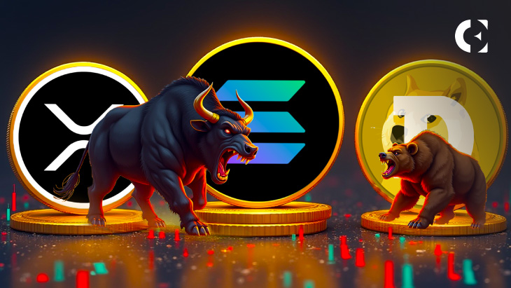 XRP’s “Mini-Golden Cross” and SOL’s “Golden Cross” Contrast with DOGE’s Weakness