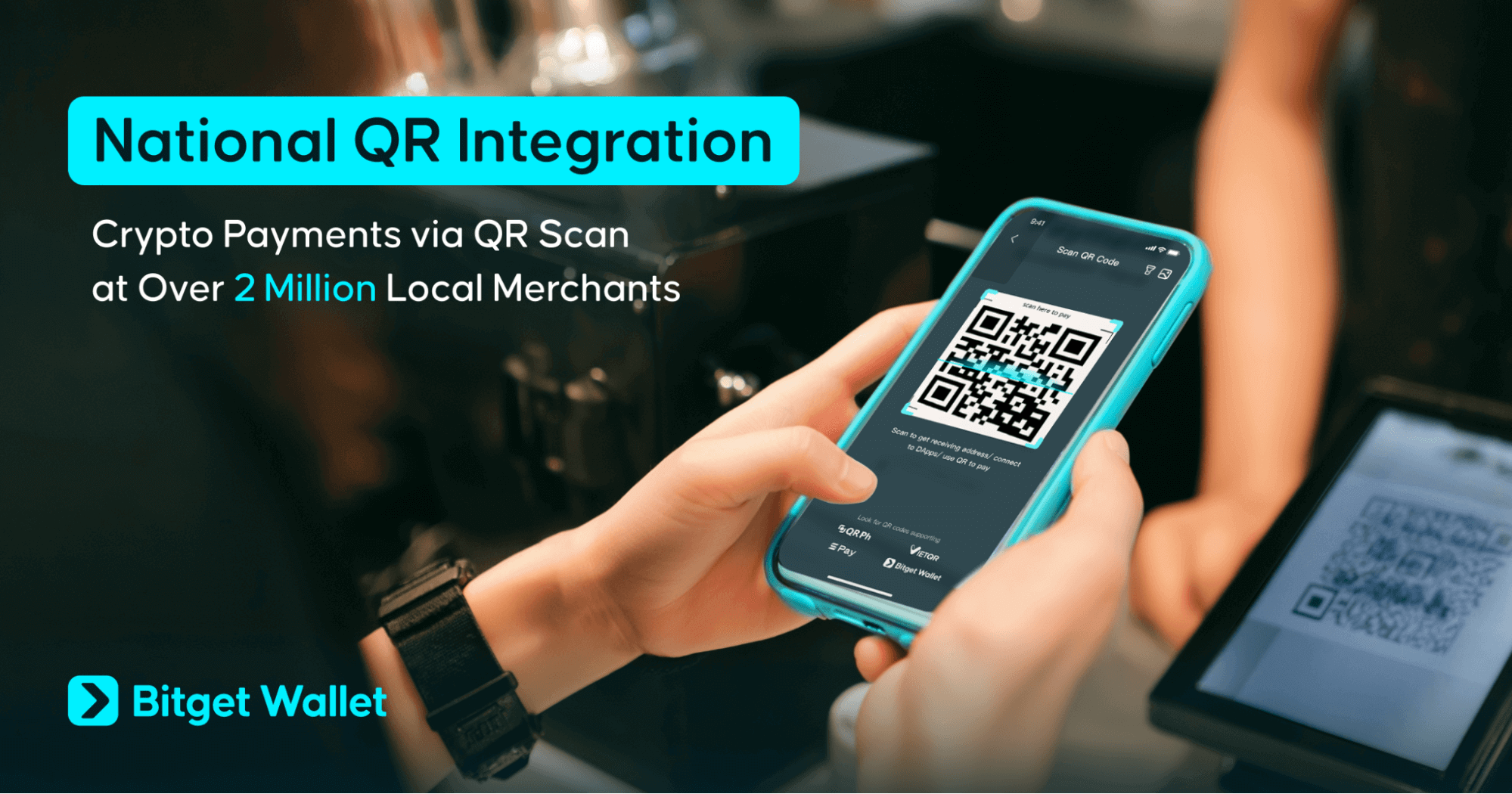 Bitget Wallet Expands Crypto Payment Capabilities with National QR Integration