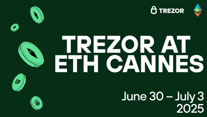 Trezor joins ETH Community Conference Cannes 2025 as a partner