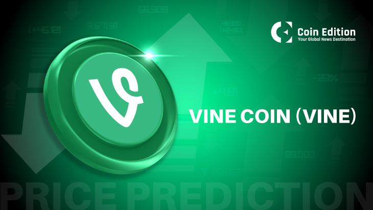 Vine Coin (VINE) Price Prediction for July 29, 2025: VINE Skyrockets Above $0.15 But Rising Wedge Signals Caution