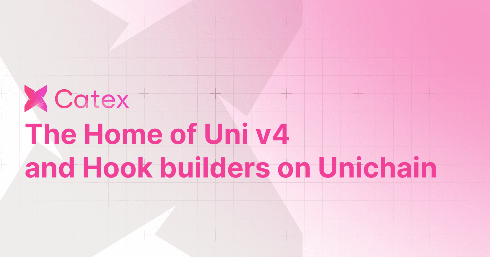 Catex Launches as the Home of Uniswap v4 Builders and Native Yield on Unichain