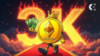 Analyst Michael van de Poppe says Ethereum is positioned to retest the $3,000 region