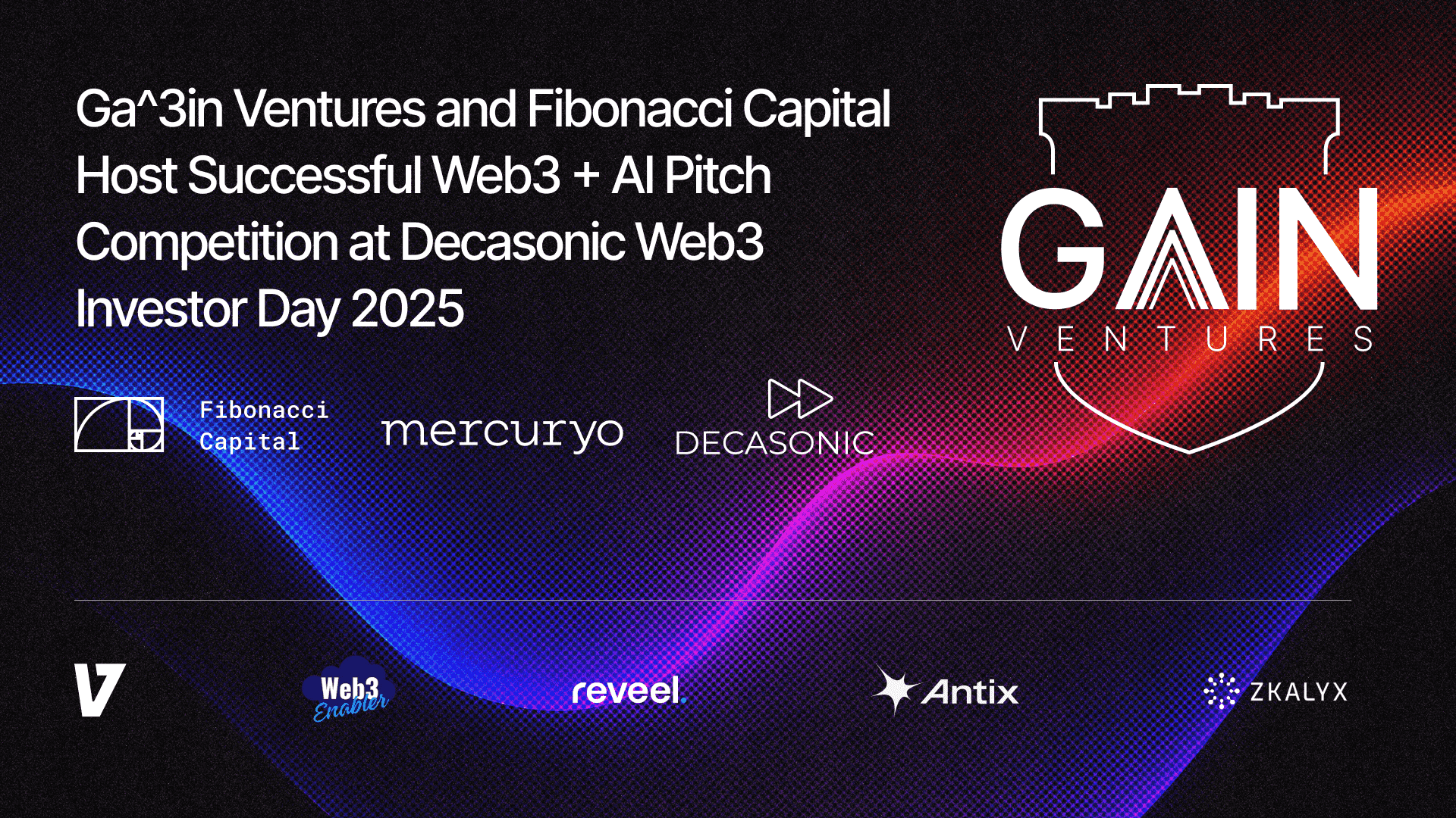 Ga^3in Ventures and Fibonacci Capital Host Successful Web3 & AI Pitch Competition at Chicago Tech Week