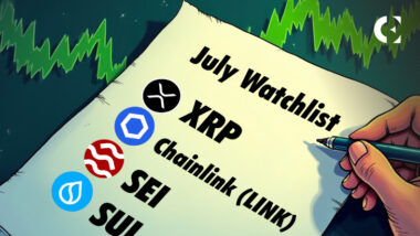 four altcoins July watchlist XRP, LINK, SEI, and SUI