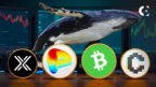 News and on-chain analysis from Santiment showing the four altcoins that are experiencing a surge in whale buying activity in July 2025 in the crypto market.