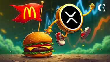 market cap of XRP to that of McDonald's, with XRP's valuation temporarily higher at $215 billion in July 2025.