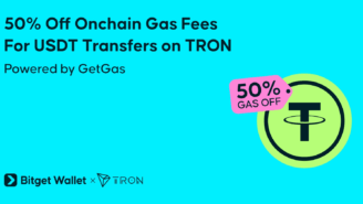 ​​Bitget Wallet Cuts Onchain TRON USDT Fees by 50% with GetGas Upgrade