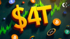 total cryptocurrency market capitalization chart hits a new all-time high of $4.13 trillion.