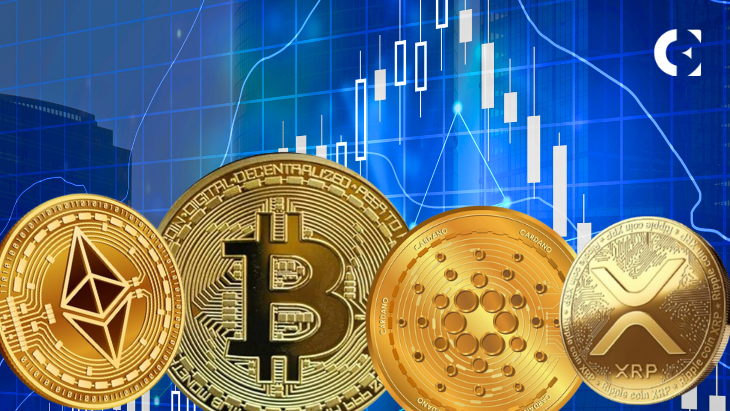 Bitcoin, ETH, XRP Slide While Cardano Breaks Ahead