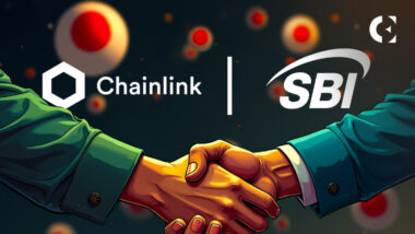 Chainlink's (LINK) price chart shows a bullish ascending triangle forming after a 