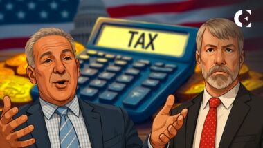 News on economist Peter Schiff's criticism of US tariffs and his comments on Michael Saylor.