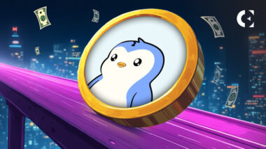 Bullish flag pattern forms for the PENGU token as the Pudgy Penguins brand flips BAYC in NFT sales