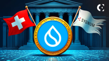 The Sui (SUI) blockchain has been integrated into Sygnum Bank's regulated platform for institutional investors.