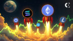 Price analysis of the top-performing altcoins in today's market rally, including Ethereum (ETH) and Solana (SOL).