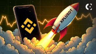 Binance's logo is shown next to the Plasma (XPL) token, illustrating its new "futures-first" listing strategy for emerging projects.