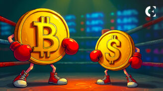 News and analysis of the inverse correlation between the falling U.S. Dollar Index (DXY) and Bitcoin's price.