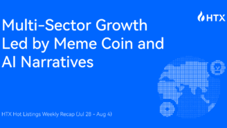 HTX Hot Listings Weekly Recap (Jul 28 – Aug 4): Multi-Sector Growth Led by Meme Coin and AI Narratives