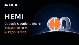 MEXC Announces Hemi (HEMI) Listing with $90,000 in HEMI and 15,000 USDT Prize Pool