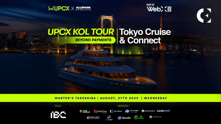 UPCX KOL Tour Sets Sail in Tokyo: Official WebX 2025 Side Event