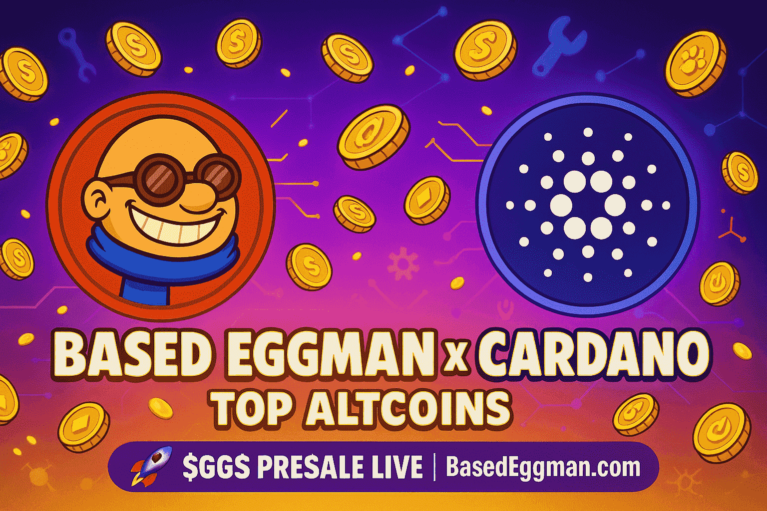 Cardano ADA Whales Add More Liquidity to Based Eggman Longterm Positions, How to Buy $GGs with ADA