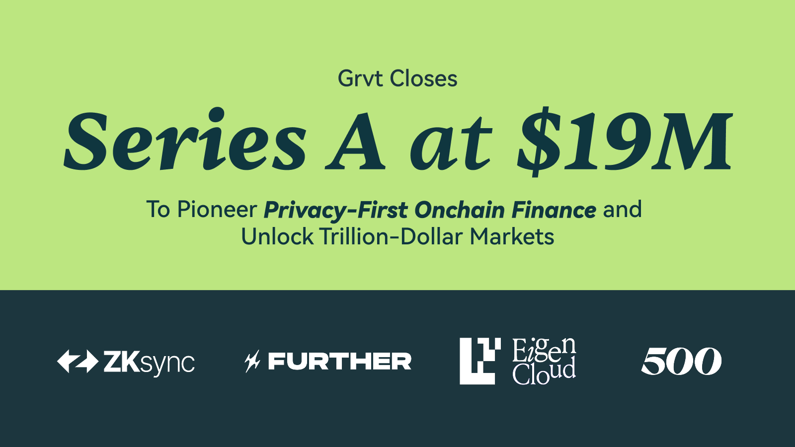 Grvt Raises $19M to Pioneer Privacy-First Onchain Finance and Unlock Trillion-Dollar Markets