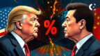 Analysis graph showing key crypto bull run triggers aligning: US-China trade deal, Fed policy.