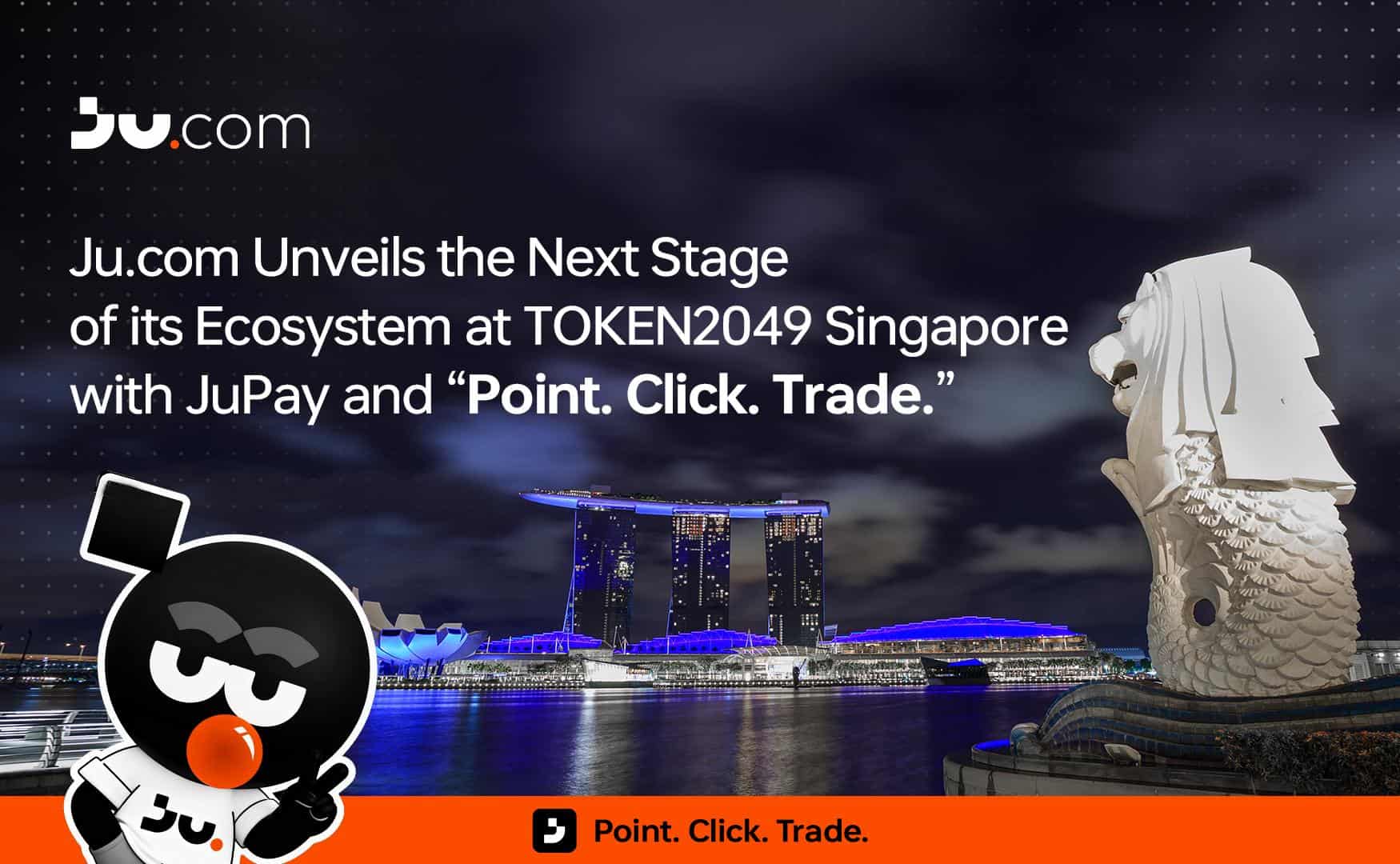 Ju.com Unveils the Next Stage of its Ecosystem at TOKEN2049 Singapore with JuPay and Point. Click. Trade.