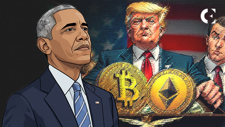 Former President Obama Criticizes Trump’s Family Over Growing Crypto Fortune