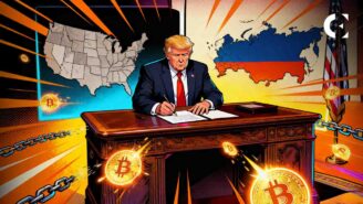 Coin Edition report on the crypto market reaction to Trump's potential 500% tariffs on Russia trade.