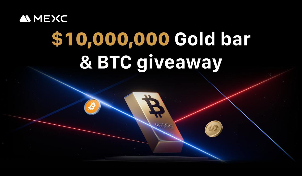 MEXC Launches Year-End Golden Era Showdown with 2,000g Gold Bar and BTC from 10 Million USDT Prize Pool