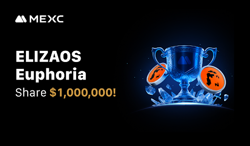 MEXC Launches ELIZAOS Euphoria Campaign with $1 Million Prize Pool, Zero-Fee Trading and 400% APR Staking