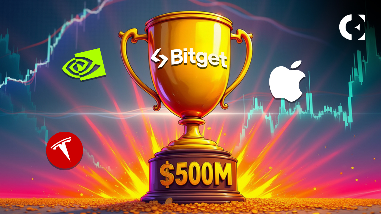 Saham Tokenized Bitget Mencapai Tonggak Sejarah $500 Juta