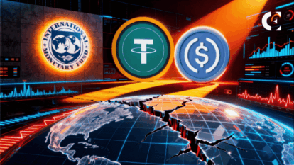 El informe del FMI destaca que el volumen transfronterizo de stablecoins supera al de Bitcoin, señalando una amenaza a la soberanía monetaria en los mercados emergentes.