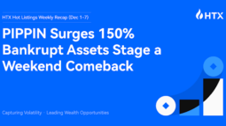 HTX Hot Listings Weekly Recap (Dec 1-7) PIPPIN Surges 150% and Bankrupt Assets Stage a Weekend Comeback